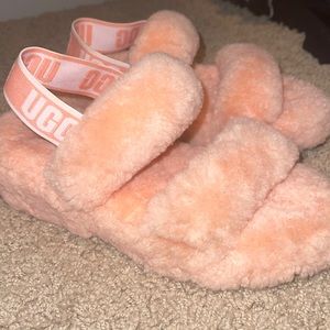 Pink ugg slippers
